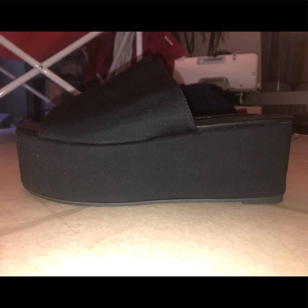 Black Platform Sandals